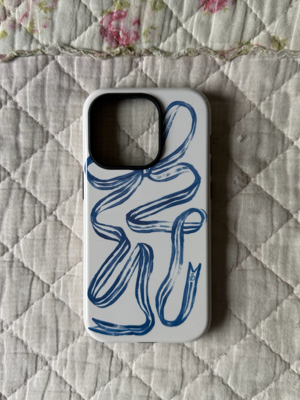 The Dairy iphone 14 pro case bowerbird ribbon